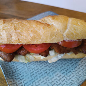 Sandwich de milanesa Tinku